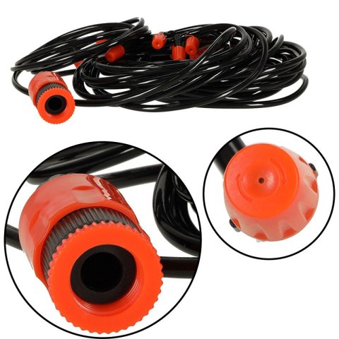 Zraszacz ogrodowy kurtyna wodna mgiełka system nawadniania 15m