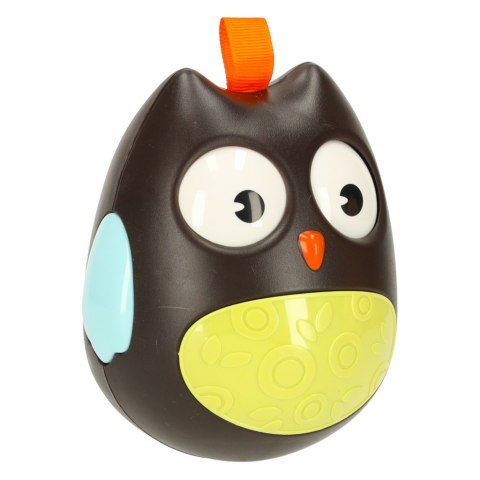 Wańka wstańka sowa sensoryczna kiwajka czarna