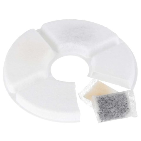 Filtry wymienne do poidełka fontanny dla psa kota zwierząt zestaw 6 sztuk